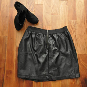 Skirts - Black Faux Leather Skirt Size XL Skirts - Black Faux Leather Skirt Size XL